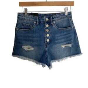 NWT Blank NYC Vintage High Rise Jean Shorts 25